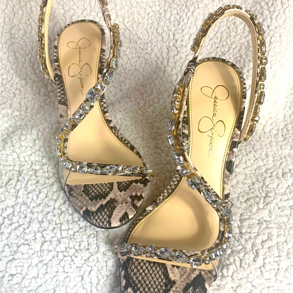 Jessica Simpson Rhinestone Sandals - Picture 12 of 12